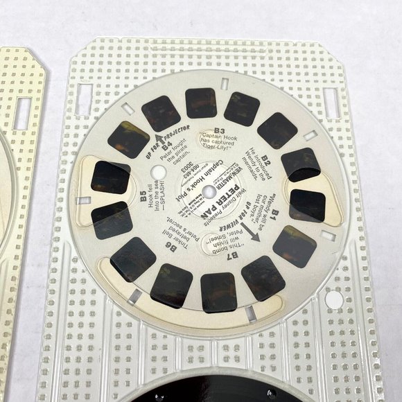 Talking View-Master Stereoviews 3-D Walt Disney Peter Pan Cartoon Vintage 4417 - Picture 7 of 9